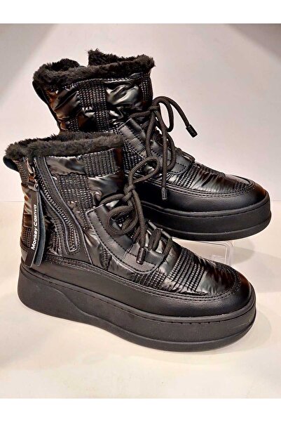 Guja Su Geçirmez Bot Çizme İçi Yünlü Kar Botu