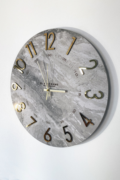 Blackframe - Modern Stil Büyük Duvar Saati - 45cm