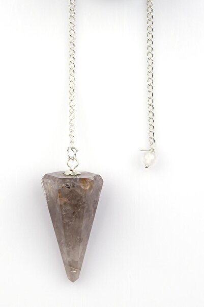 Alibaba Doğaltaş Smoky Quartz Natural Stone Pandula
