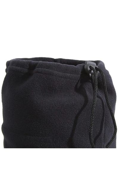 KARADAĞ HOME Unisex Fleece Neck Collar Black Beanie String Compression