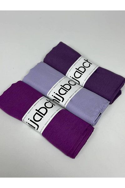 hijabchi 3-Piece Cotton Crash Shawl Cotton Crash Shawl