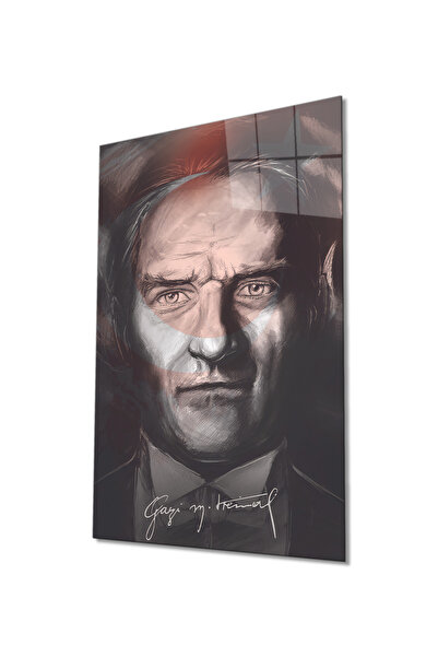 Rosyvien Gazi Mustafa Kemal Ataturk staklena slika, dekoracija zidova za kućn...