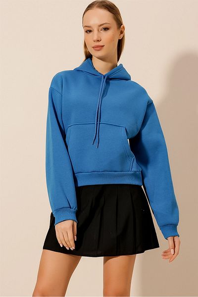 HAKKE Three Thread Kangaroo Pocket Short SWEAT
