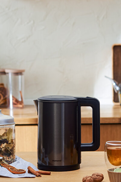 HOMEND Heatrow Cooltouch 1619h Paslanmaz Çelik El Yakmaz Gövdeli Su Isıtıcısı