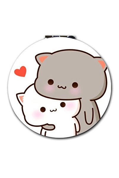 İŞTE BU Bubu Dudu Ayıcık Sevgili Aşk Love Kişiye Özel İsim Baskılı Cep Aynası...