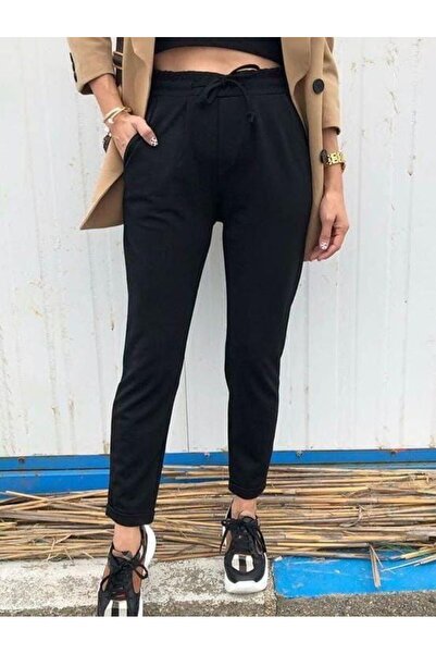 merlavin Ženske pletene pantalone sa vezanjem Sa džepovima