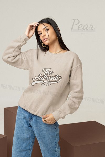 Pear Wear Αυθεντικό εμπριμέ oversize γυναικείο φούτερ