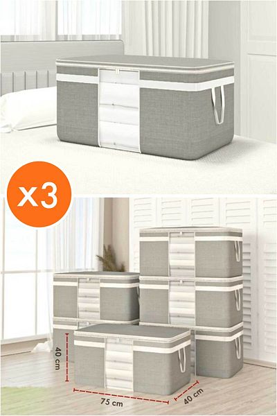 she berrak 3 Τεμάχια Mega Size Γκρι Μαξιλάρι Παραθύρου - 75*40*40 cm*3 Τεμάχια.