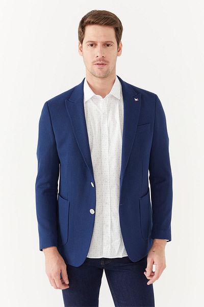 PAULMARK 7 DROP TEXTURED BLAZER JACKET