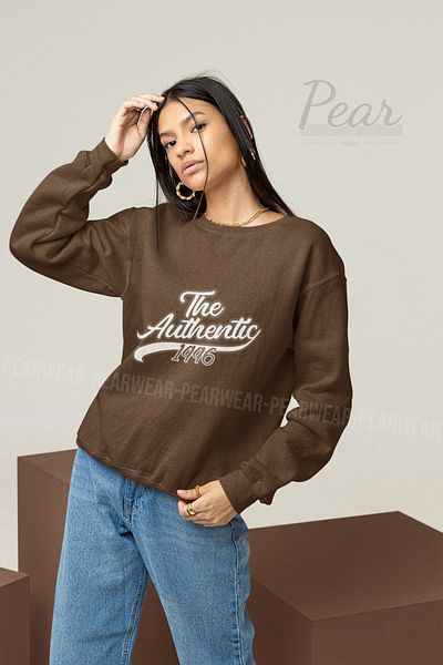 Pear Wear Автентичен дамски суитшърт с щампа