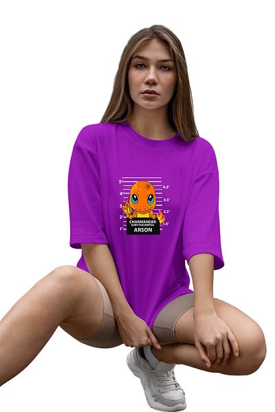 herotasarım Μπλουζάκι Pokemon Oversize - Bll4748