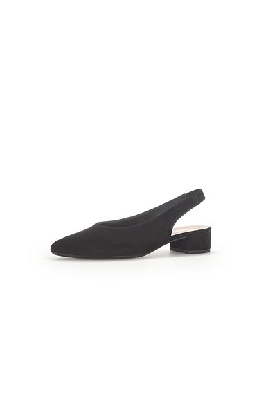 GABOR Schwarze modische Slingpumps – Modell 21,520,17