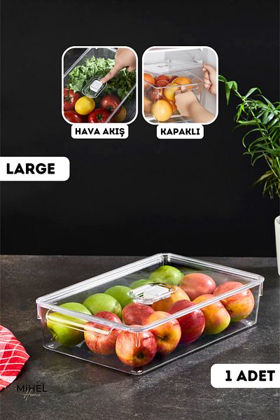 MİHEL Gloss Large Capacity Filled and Organizer Organizer - 1 Piece