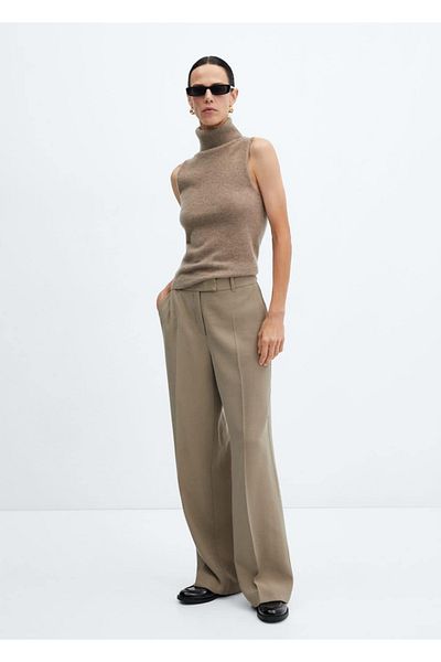 MANGO Woman Pantofi Loafer cu lanț