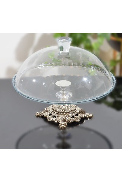 BULUTHOMEAKSESUAR DÖKÜM AYAKLI CAM KEK FANUS