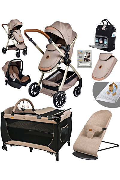 Baby Home 8 In 1 Yeni Doğan Set 990 Travel Sistem Bebek Arabası Anne Yanı Beş...