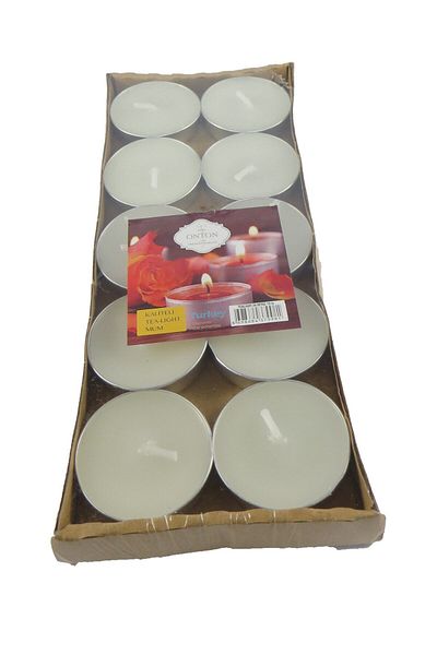 AVMmarketim Tealight Candle 10 Pieces Round Candle for Special Occasions