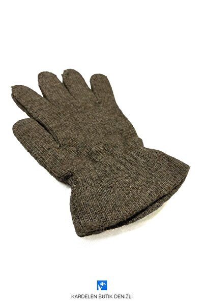 Kardelen Butik Denizli قفازات صوف نسائية مع انتفض