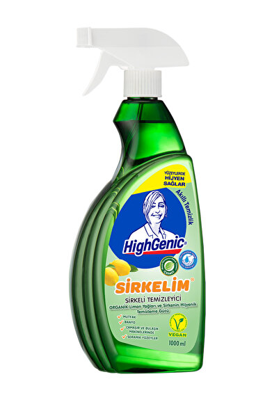 Highgenic Sirkelim Sirkeli Temizleyici ( Organik Limon Esanslı ) 1000 ml