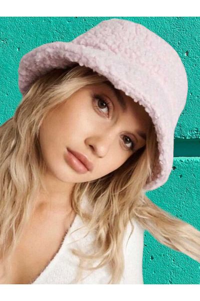 Mood Agenda Women's Plush Teddy Bucket Hat