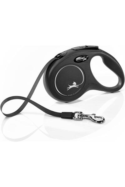 Flexi Yeni Klasik Serit Uzatma S 5M Siyah
