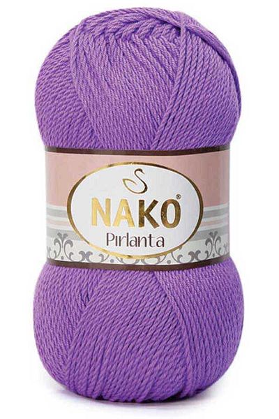 NAKO Διαμαντένιο Πλεκτό Σχοινί - 100 Gr 1 Τεμάχιο 1768 Ανοιχτό Μωβ
