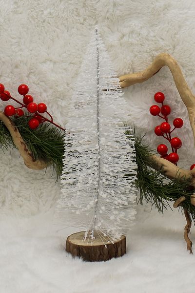 Waldern Mini White Pine Tree 25 cm Christmas Ornament