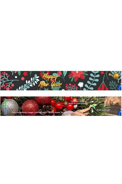 EASYBRUSH Toothbrush New Year Special Printed 45 Pieces