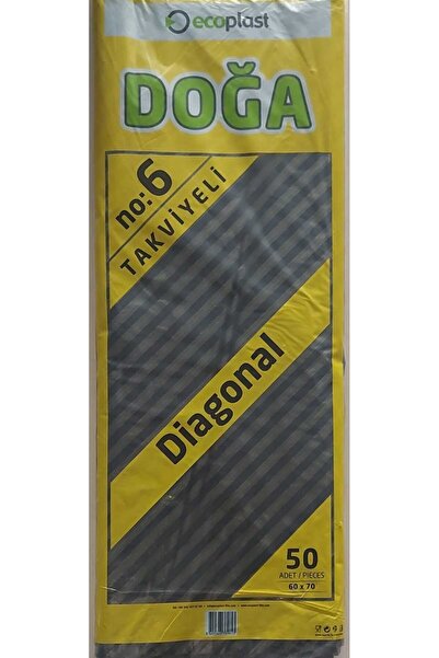 ECOPLAST TAKVİYELİ POŞET NO:6 60X70 CM 50 ADETLİ
