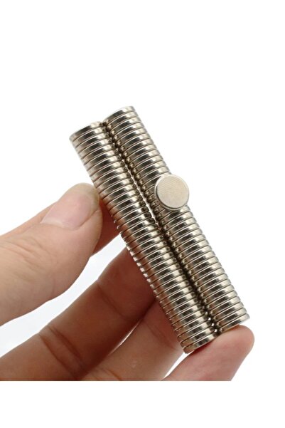Hdg 5 adet Yuvarlak Neodyum Mıknatıs Magnet 10x1,8 mm - Çok Amaçlı Güçlü Mıkn...