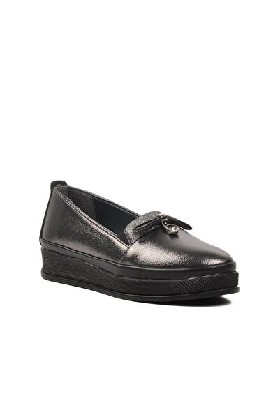 AYAKMOD 673426 Crne ženske cipele za slobodno vreme