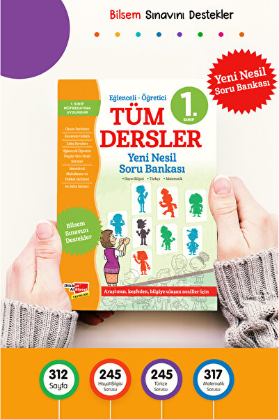 Dikkat Atölyesi Yayınları 1. Sınıf Tüm Dersler Yeni Nesil Soru Bankası