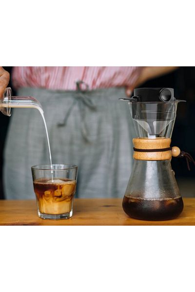 ON OFF MOTO Camping Filter Coffee Brewing Filter Pot Pour Over Folding