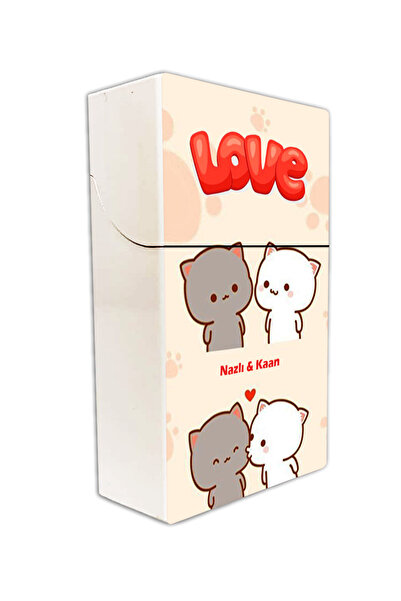 İŞTE BU Bubu Dudu Ayıcık Sevgili Aşk Love Kişiye Özel İsim Baskılı Sigara Kut...