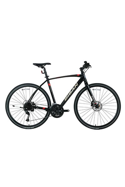 Bisan 28J BİSAN TRX 8600 ALTUS ŞEHİR BİSİKLETİ - SİYAH KIRMIZI - 54 KADRO