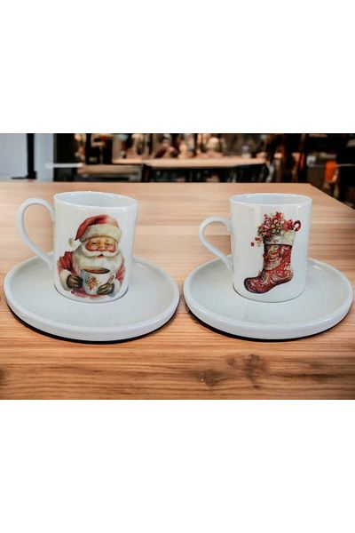 hazztasarım New Year Christmas Cup Set