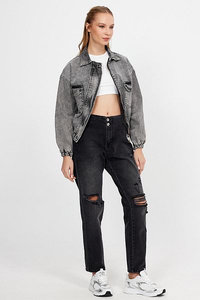 ALEXANDERGARDI SPECIAL COLLECTION, ZIPPERED DENIM JACKET (3004M)