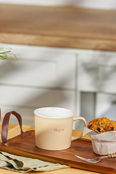 Emsan Hope New Bone Mug - 350 Ml Yellow