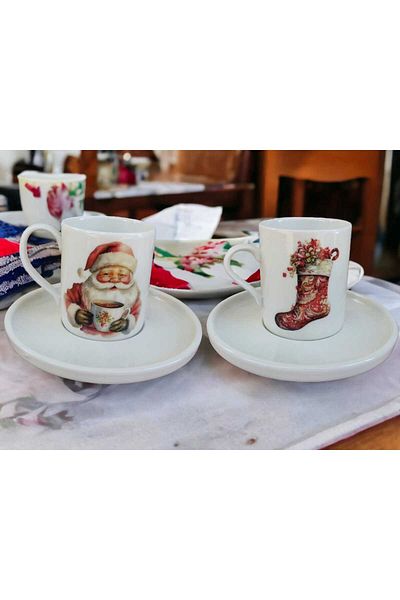 hazztasarım New Year Christmas Cup Set