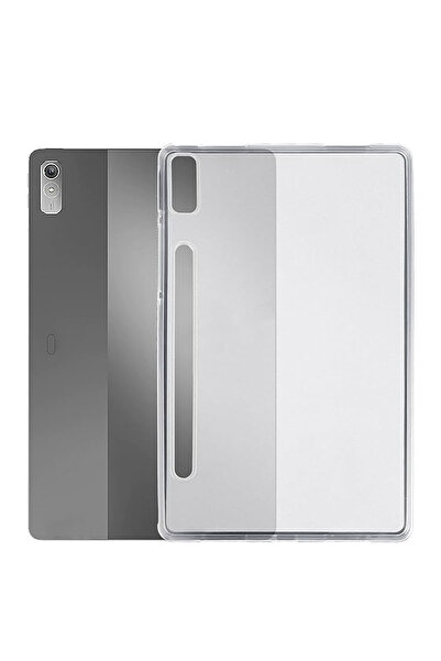 Microcase Lenovo Tab P12 Tb370fu 12.7 Inch Tablet Tpu Silikon Kılıf Şeffaf- A...