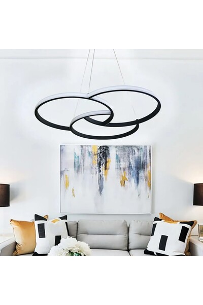 Home Modern Sarkıt Led Avize Beyaz Işık Oturma Odası,salon