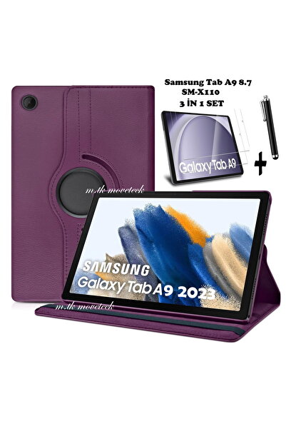 m.tk moveteck حافظة سامسونج جالاكسي تاب A11/A9 مقاس 8.7 بوصة مع حامل دوار 360...