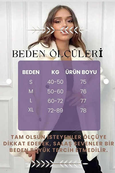 MODAAKGÜL Γυναικείο παλτό Wellsoft με κουμπιά λευκό βελούδινο