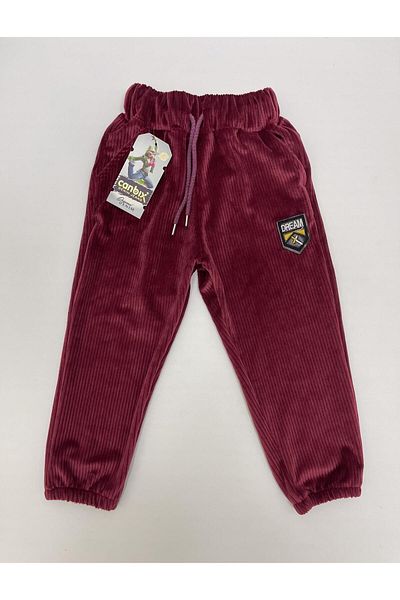 CANBİX Boy's Lycra Velvet Pants