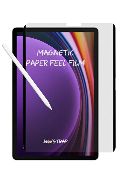 NovStrap Samsung Galaxy Tab S9 Plus S10 Plus X810 X816 X818 ile Uyumlu Mıknat...