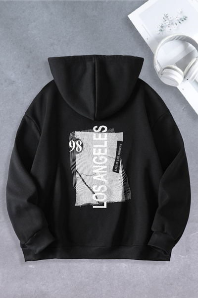 Ciel Lune Unisex Femei Bărbați Los Angeles 1998 cu imprimeu supradimensionat ...