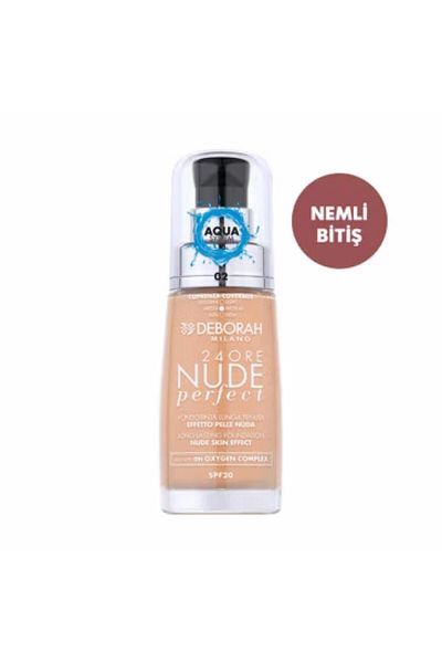 Deborah 24Ore Perfect Nude Foundation No: 02 Beige