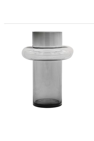 Miniminti Large Circle Gray Glass Vase