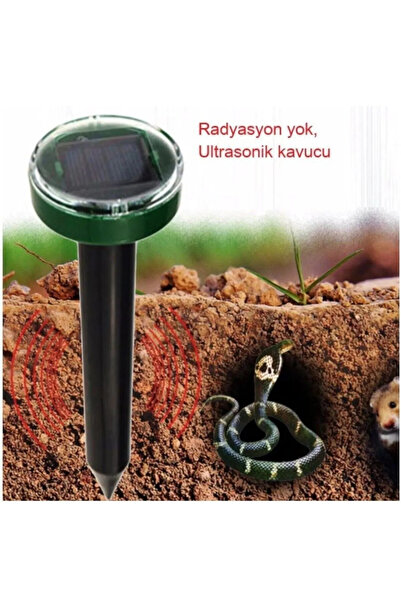 Canderel Solar Güneş Enerjili Akrep Köstebek Yılan Fare Kovucu 750 m2 Etkili