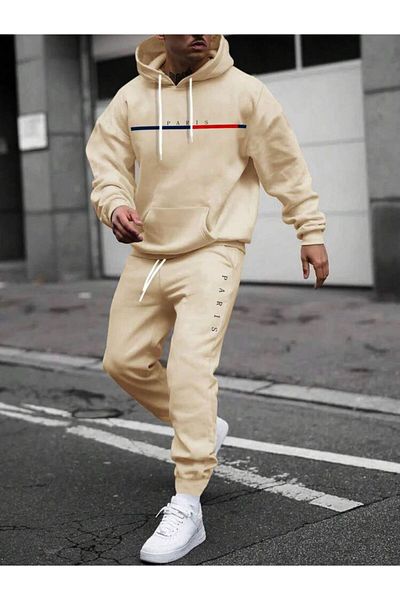Mens hotsell tan sweatsuit